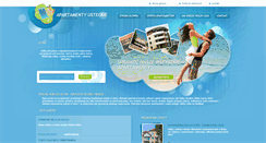 Desktop Screenshot of apartamentyustka.pl